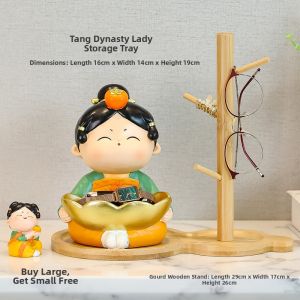 Traditional Tang Style Resin Organizer Tray