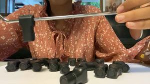 ตัวล็อคฮุกกันขโมย ใช้กับตะขอแขวนสินค้า ระบบล็อคแบบแม่เหล็ก ขนาด 6 mm.