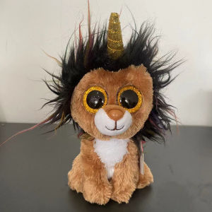 TY | 15cm Ty Beanie Boos Animal Lion Plush Toy Doll