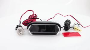 RYSJM | Đồng Hồ Đo Điện Tử Đa Năng LCD Cho Ô Tô 12V Hiển Thị Mức Nhiên Liệu Nhiệt Độ Nước Điện Áp 9-36V Đồng Hồ Đo Tốc Độ Ngang Đồng Hồ Đo Áp Suất Dầu