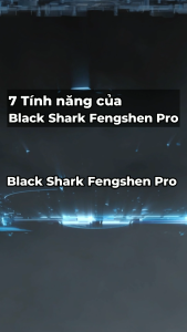 [Chính Hãng] [BH12T] Đế tản nhiệt laptop Black Shark Fengshen Pro Quạt Turbo 18W Màn Hình HD 1.68" HUB USB 3.0 BRB02