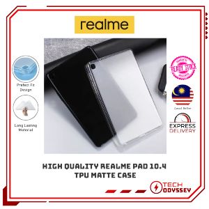 [Ship From K.L]Realme Pad 10.4 Inch Smart Matte TPU Tablet Case Flexible Soft Back Cover