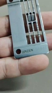 ( 94801 )NEEDLE PLATE - TATABAN MESIN JAHIT OVERDECK KAM KEPALA KECIL VF2500 VC2700 MISO-94801