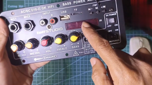 COD TaffSTUDIO D10 Ampli Amplifier Board Audio Bluetooth Digital Screen LCD Dual Microphone Karaoke