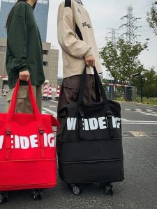 กระเป๋าเดินทางความจุขนาดใหญ่พร้อมล้อเลื่อนแบบอเนกประสงค์ กระเป๋าเดินทางแบบถือ กระเป๋าเดินทางระดับไฮเอนด์สำหรับการเช็คอิน กระเป๋าถือสุดหรูสำหรับธุรกิจ