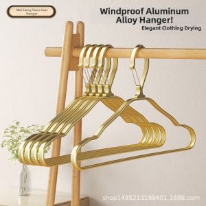 Windproof Aluminum Clothes Hanger Automatic Lock