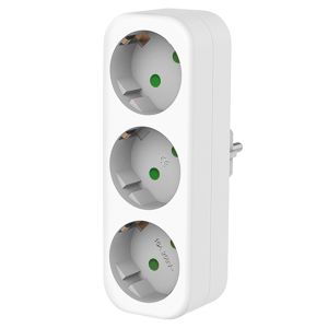 Bộ Chuyển Đổi Phích Cắm Châu Âu 3 Trong 1 Ổ Cắm Tường 16A Công Suất Cao 3680W Tiêu Chuẩn Đức Dùng Cho Gia Đình Và Du Lịch