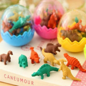 Creative Cartoon Stationery Dinosaur Egg Eraser