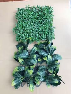 Artificial Wall Grass Plants 40CM X 60CM Milan Turf Garden Plastic Lawns Wall Decoration Plants Garden Fence Panel (1 PC)