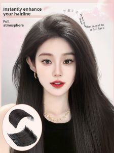 Womens Hair Extension Pieces Invisible No-Trace Thickening Hair Root High Cranial Top Fake Hair Extensions Direct Silk