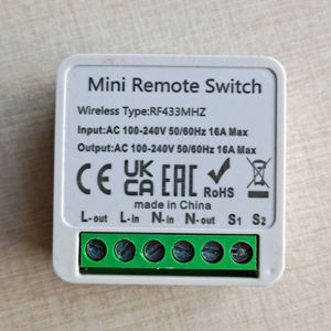 RF 433 MHz Smart Switch Mini DIY Wireless Remote Control Light Relay Receiver 1/2/3 Gang 86 Wall Transmitter Button Panel Switch