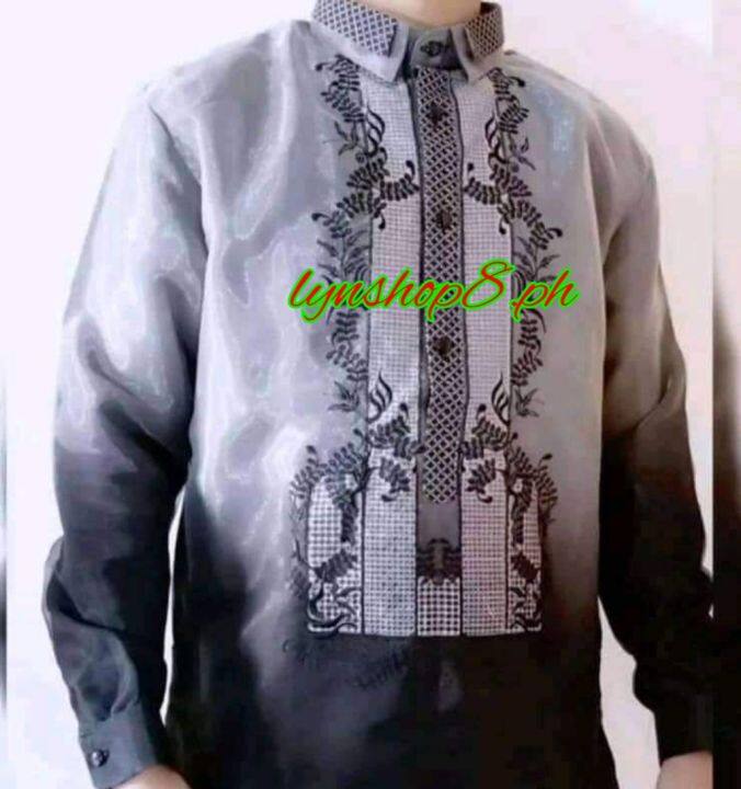 barong tagalog monochromatic | Lazada PH