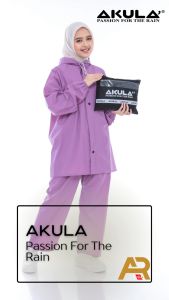 Jas Hujan AKULA Setelan Celana Dewasa Pria Wanita Terbaik Anti Rembes