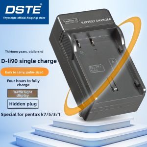 DSTE | Camera Battery Charger for Pentax K7 K7D K5 K52S K3 K32 K33 K3II K3III K1 K01 K51 645D 645Z