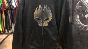 Hoodie The Offspring Rock Band Jaket Sweater Hoodie Bahan Cotton Fleece