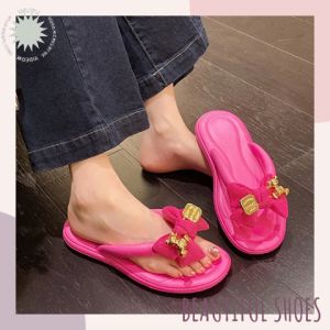 NDDshop HOT รองเท้าแตะหูหนีบแฟชั่นสไตล์เกาหลีสำหรับสุภาพสตรีสุดสวย มีให้เลือกถึง5สีให้เลือกเหมาะกับทุกการแต่งกาย รีบตำเลย