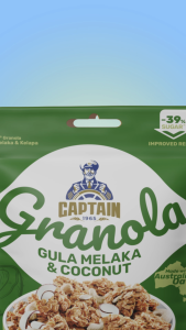 [BUNDLE] Captain Oats Granola 40g X 4packs + Oat Milk 1Litre