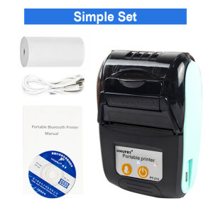 58mm Mini Portable Thermal Printer Wireless Receipt Printer USB Compatible with Android ios Windows System Mobile Pocket Printer