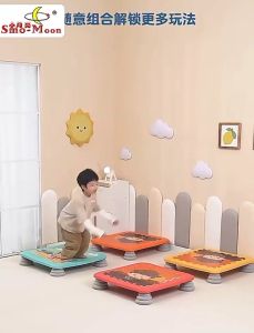 Childrens trampoline vestibular sensory training equipment kindergarten trampoline baby physical energy consumption indoor household toys