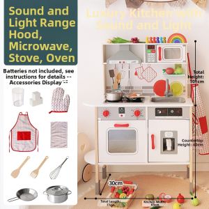 Leku | Role Playing Kitchen Toy Set Wooden