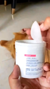 Petcore Natural Ear Wipes 200pcs For Cats and Dogs Removes Earmites Earwax and Dirt Buildup