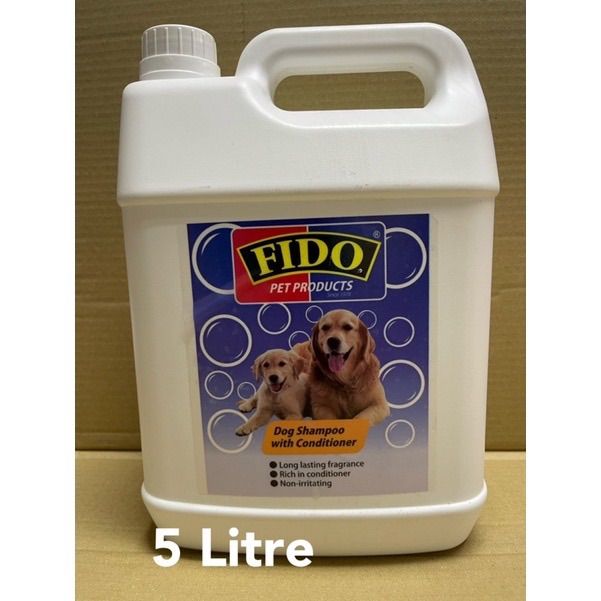 FIDO DOG CONDITIONING SHAMPOO 5 litres Lazada