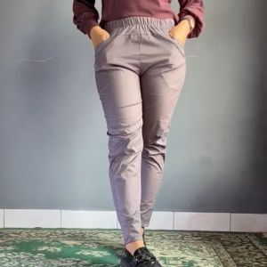 Celana Wanita Panjang Bahan Katun Terbaru Kekinian