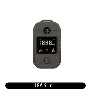 FMAi 18A Combustible Gas Carbon Monoxide Detector 5-in-1 CO Air Monitor Portable Magnetic Monitor for Outdoor Camping
