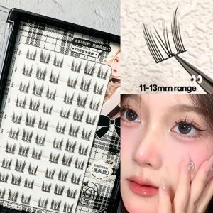 VelvetLash【Local Stock】5D Fox Fluffy False Eyelashes Glue-Free Reusable Natural DIY Lashe Clusters Cat Eye Lashes For Daily Use