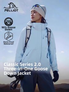 PELLIOT | Goose Down 3-in-1 Outdoor Jacket with Inner Quilted Lining