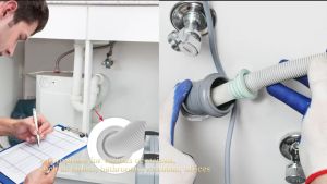 P-TRAP ADAPTER TYPE 1-1/4 Bathroom Kitchen Pipe Sewer Anti Odor Seal Ring Washer Sealing Plug