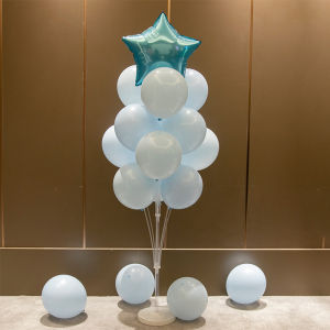 Macaron Colored Balloon Column Table Drift Store Opening Decoration Birthday Scene Arrangement Balloon Ground Float Support