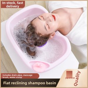 KUMAILANG | Home Use Flat Position Shampoo Basin for Bedridden Patients Postpartum Mothers and Elders