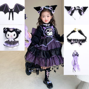 Original Design Lolita Princess Skirt for Girls Halloween Elegant Cosplay Costume Mid-Length Vest Dress Soft Fabric Festival Wear