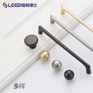 【SG】Cabinet Handle Modern Minimalist Zinc Alloy Black/Gold Handle Kitchen Closet Cabinet Door Drawer Handle Furniture