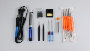 COD Taffware Peralatan Solder Komplit Kit 7in1 Soldering Iron 60W 220V - SIK-002