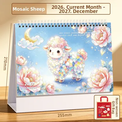 Student Exam Countdown Planner Custom Calendar 2027 Desk Memo