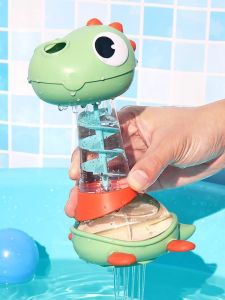 Bình Nước Chơi Cho Trẻ Em Dinosaur Túi Nước Tắm Đồ Chơi Tắm Cho Bé Bồn Tắm Đồ Chơi Nước Xoay Và Múc Nước Đồ Chơi Nước Cho Trẻ Em
