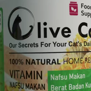 Olive Care Vitamin Kucing NAFSU MAKAN untuk Nafsu Makan Gemukin Badan Bulu Rontok Daya Tahan Tubuh dan Konstipasi Baik Untuk Anabul GPO
