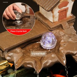 MINGRENBANG | Crystal Glass Bubble Ball Aquarium Decor Humidifier Accessory