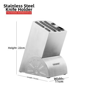Stainless Steel Knife Holder Kitchen Storage Organizer