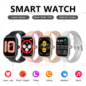 2025 New For Android IOS Fashion Women Smartwatch AMOLED Screen Heart Rate Health Monitoring Bluetooth Call Sports Smartwatch