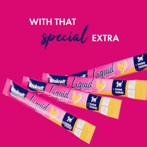 Vitakraft Cat Liquid Snack ขนมแมวเลีย ขนาด 60 กรัม (4 ชิ้น)