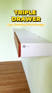 Laci Dinding Multifungsi - Wirania Laci Meja Rias Tempel Dinding - Laci Meja TV Gantung Dinding