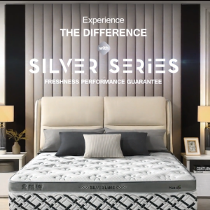 Natura Silver Line 11" Mattress/Free Delivery/12-Year Warranty/Silver Clean Technology/Bio-based Memory Foam/7-Zone Support/Spinal Support