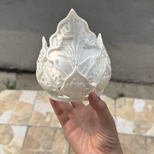 Phong Cách Cổ Đại 3D in Nguyên Bản Thiết Kế Hoa Sen Mũ Hanfu Mũ in 3D Phụ Kiện Thời Trang Cổ Trang Phục Hanfu