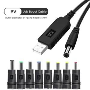 EELHOE | [NC]USB Boost Converter DC 5V To 9V 12V Step Up Converter Cable Connector For Power Supply Charger[NC]