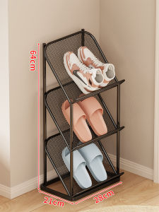 Home Multilayer Narrow Easy Assembly New Iron Art Shoe Rack