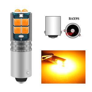 2pcs Car Interior Reading Dome Lamp BA9S T4W BAX9S H6W BAY9S H21W LED Bulbs 3030 10SMD Auto Parking Light License Plate Bulbs