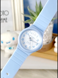 ZGO x Sanrio Cinnamoroll นาฬิกาเด็ก กันน้ำ กันสิ่งสกปรกนาฬิกาข้อมืออิเล็กทรอนิกส์ 8522